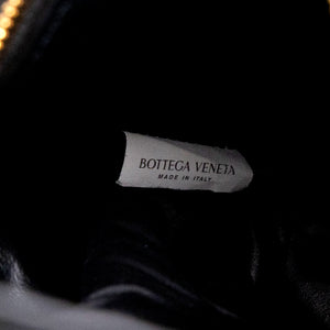 BOTTEGA VENERA MINI WALLACE SHOULDER BAG CALFSKIN BLACK GHW