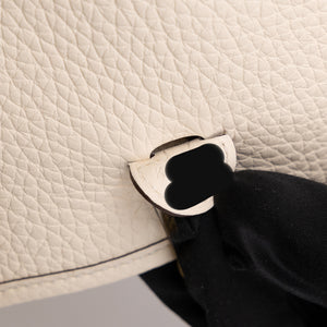 HERMES MINI EVELYNE NATA CLEMENCE LEATHER SHW  STAMP K