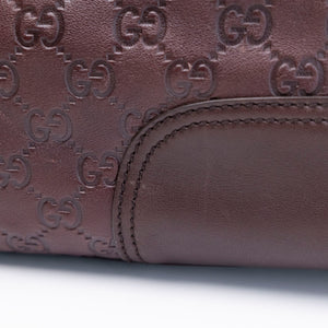 GUCCI GUCCISSIMA LARGE PRINCY TOTE BAG BROWN LEATHER GHW