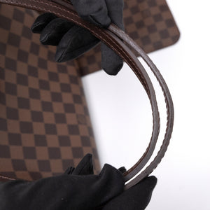 LOUIS VUITTON NEVERFULL MM DAMIER EBENE GHW