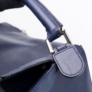 LOEWE MEDIUM PUZZLE BAG NAVY CALFSKIN SHW
