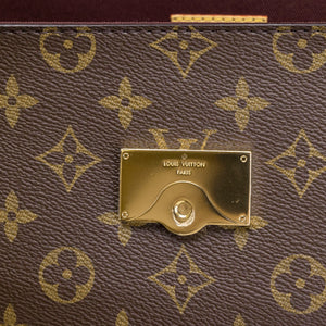 LOUIS VUITTON CLUNY MM BROWN MONOGRAM CANVAS GHW