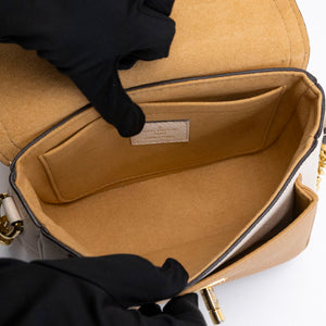 LOUIS VUITTON LOCKME TENDER GRAINED CALFSKIN BEIGE MULTICOLOUR GHW (MICROCHIP)