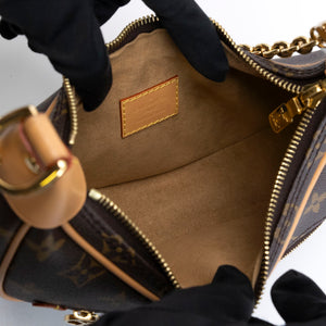 LOUIS VUITTON HALF-MOON LOOP BAGUETTE MONOGRAM CANVAS GHW (MICROSHIP)