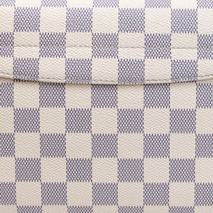 LOUIS VUITTON CROISETTE BAG DAMIER AZUR CANVAS GHW