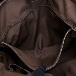 GUCCI GG CANVAS TOTE BAG BEIGE GHW