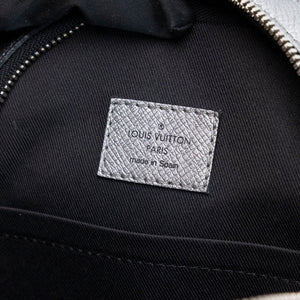 LOUIS VUITTON OUTDOOR SLING BAG MONOGRAM TAIGARAMA GUNMETAL SILVER SHW (MICROCHIP)