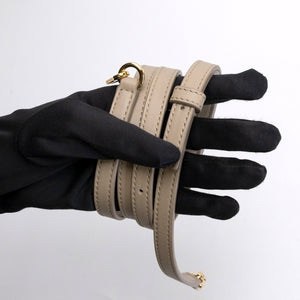 LOEWE MINI FLAMENCO CLUTCH SAND NAPPA CALFSKIN GHW