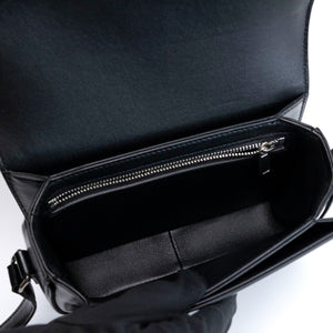 CELINE TEEN TRIOMPHE BAG SHINY CALFSKIN BLACK SHW
