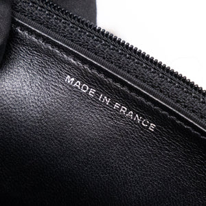 CHANEL BOY WOC WALLET ON CHAIN BLACK LAMBSKIN LEATHER SHW