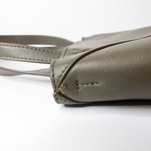 LOEWE MINI PUZZLE FOLD TOTE IN SHINNY CALF SKIN