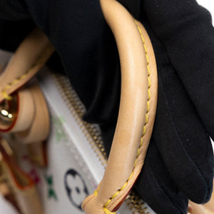 LOUIS VUITTON TAKASHI MURAKAMI NANO SPEEDY MONOGRAM CANVAS / LEATHER WHITE / MULTICOLOUR GHW