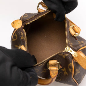 LOUIS VUITTON NANO SPEEDY MONOGRAM CANVAS GHW