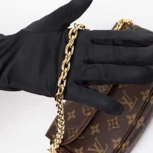 LOUIS VUITTON IVY WALLET ON CHAIN MONOGRAM CANVAS GHW