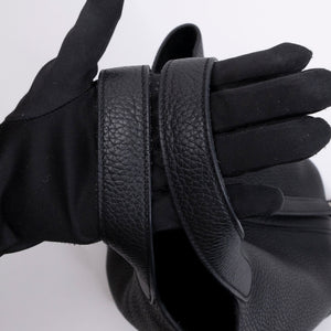 HERMES PICOTIN 18 LOCK BAG BLACK SHW STAMP C