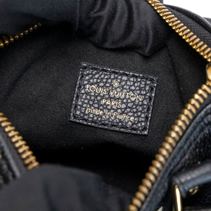 LOUIS VUITTON NANO SPEEDY MONOGRAM EMPREINTE BLACK GHW