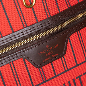LOUIS VUITTON NEVERFULL MM DAMIER EBENE CANVAS GHW