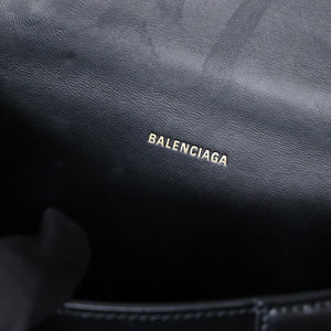 BALENCIAGA HOURGLASS XS CALFSKIN BLACK GHW