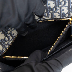 CHRISTIAN DIOR 30 MONTAIGNE EAST-WEST BAG WITH CHAIN OBLIQUE JACQUARD GHW