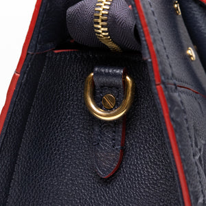 LOUIS VUITTON SULLY PM MARINE ROUGE MONOGRAM EMPREINTE LEATHER GHW