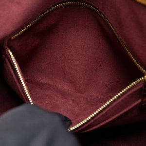 LOUIS VUITTON CARRYALL PM MONOGRAM CANVAS GHW (MICROCHIP)