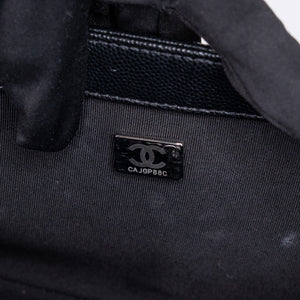 CHANEL LEBOY MEDIUM BLACK CAVIAR LEATHER GHW