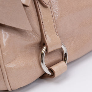 MIU MIU VITELLO LUX BOW SATCHEL CALFSKIN LEATHER