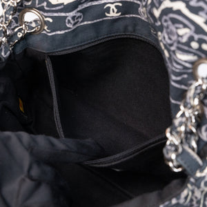 CHANEL BANDANA PRINT QUILTED FLAP BAG FABRIC MULTICOLOUR SHW