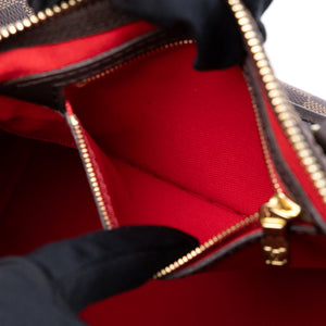 LOUIS VUITTON SPEEDY BANDOULIERE 25 DAMIER EBENE CANVAS GHW