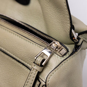 LOEWE MINI PUZZLE BAG CALFSKIN LIGHT GREEN SHW