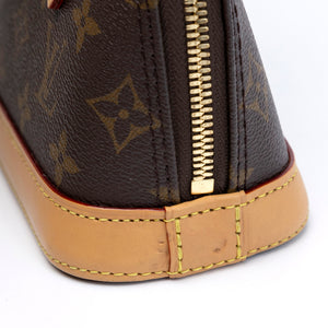 LOUIS VUITTON ALMA BB MONOGRAM CANVAS GHW (MICROCHIP)