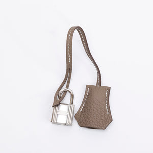 HERMES BIRKIN 25 ETOUPE TOGO LEATHER SHW STAMP K