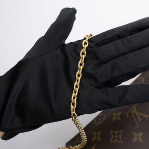 LOUIS VUITTON EVA POCHETTE MONOGRAM CANVAS GHW (MICROCHIP)