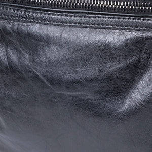 MIUMIU TOTE BAG CALFSKIN LEATHER BLACK