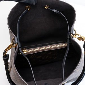 LOUIS VUITTON NEONOE MM MONOGRAM BLACK GHW