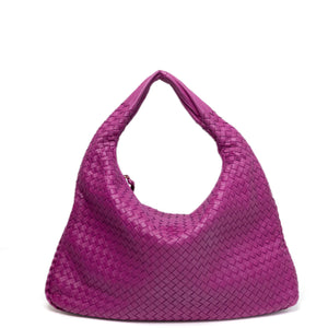 BOTTEGA VENETA HOBO BAG HOT PINK NAPPA LEATHER