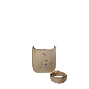 HERMES EVELYNE 16 CLEMENCE BEIGE MARFA GHW STAMP W