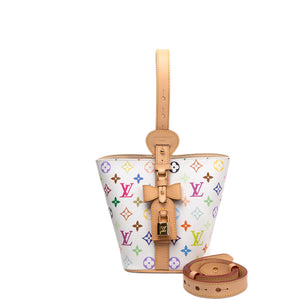 LOUIS VUITTON MURAKAMI ALL IN BB MULTICOLOURED MONOGRAM CANVAS WITH  LEATHER GHW