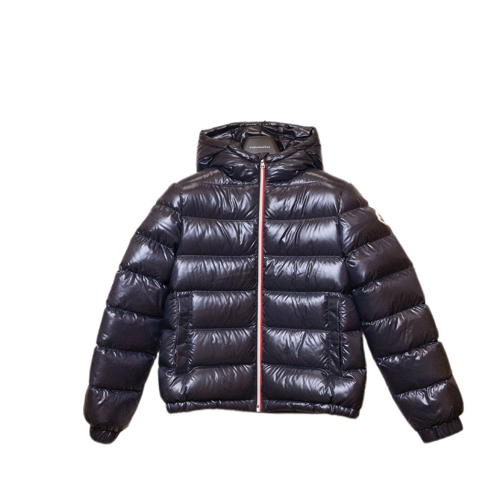 MONCLER KIDS ENFANT NEW AUBERT DOWN JACKET NAVY BLUE