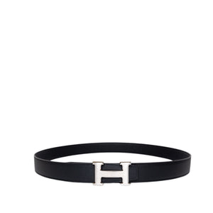 HERMES SIZE 100 H BELT BUCKEL REVERSIBLE BELT BLACK