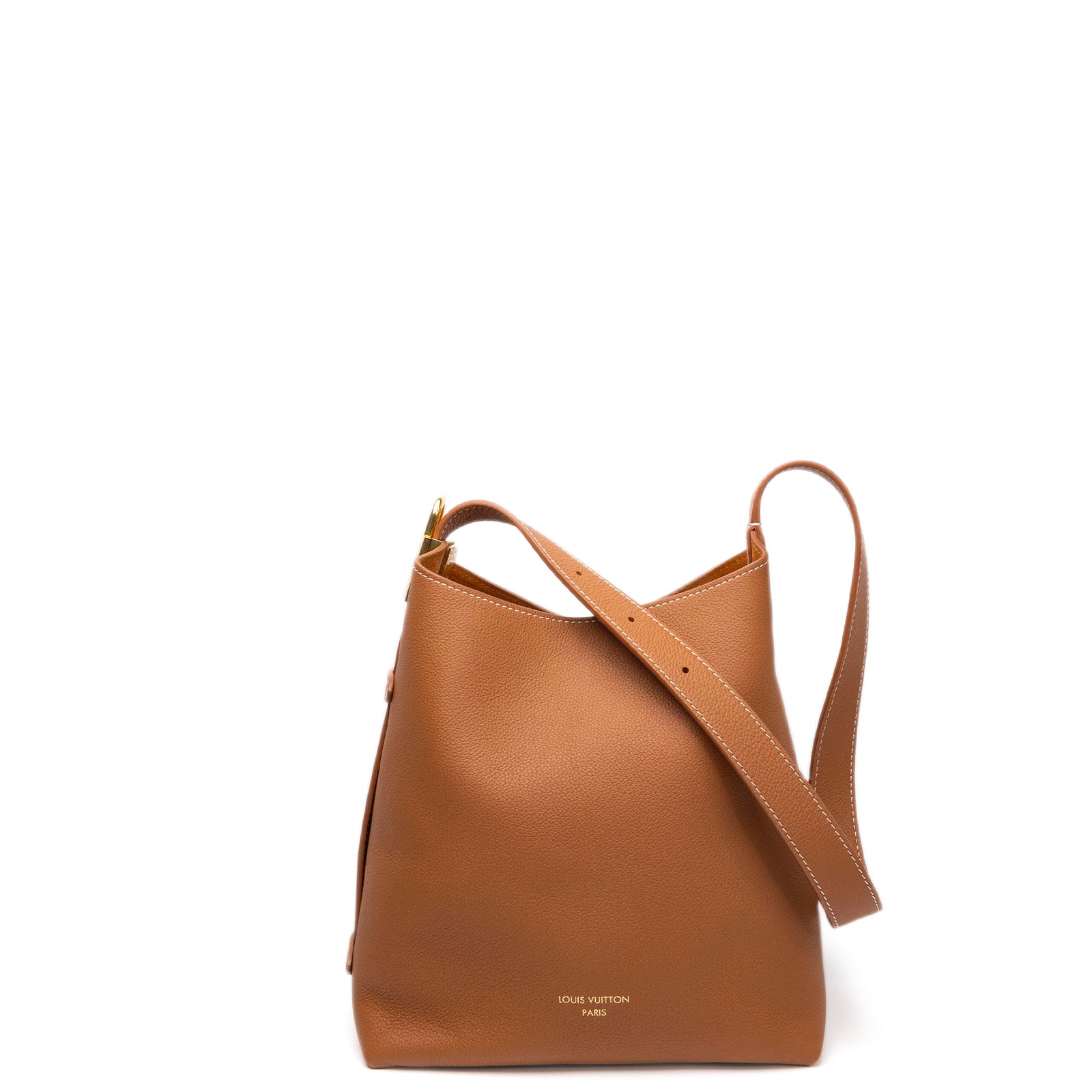 LOUIS VUITTON LOW KEY HOBO PM SMOOTH CALFSKIN COGNAC GHW