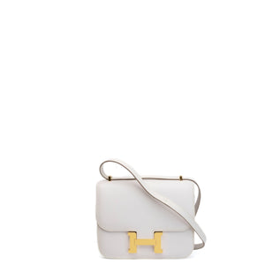 HERMES MINI CONSTANCE M4 GRIS PALE EPSOM GHW STAMP B