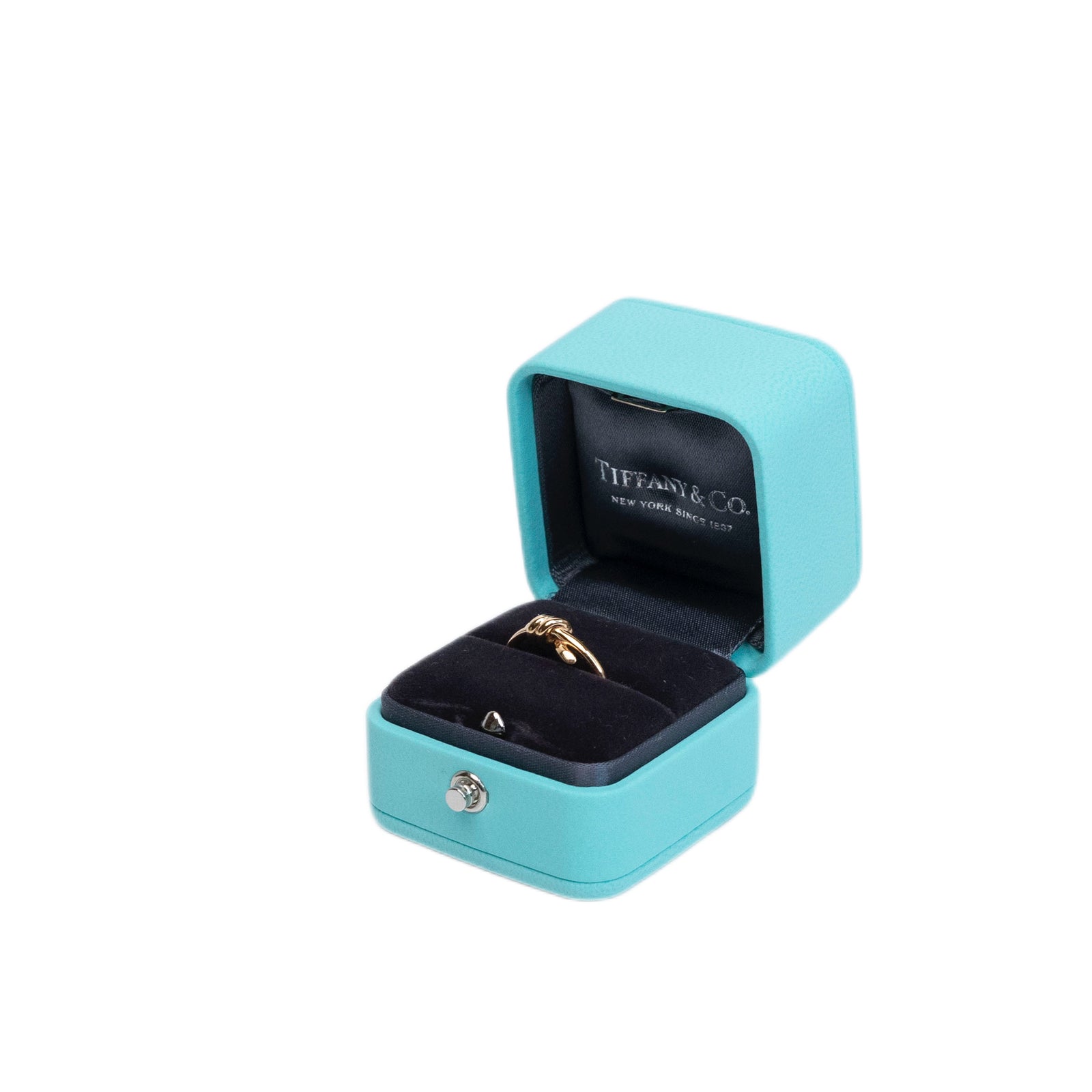 TIFFANY & CO. KNOT 18K YELLOW GOLD RING