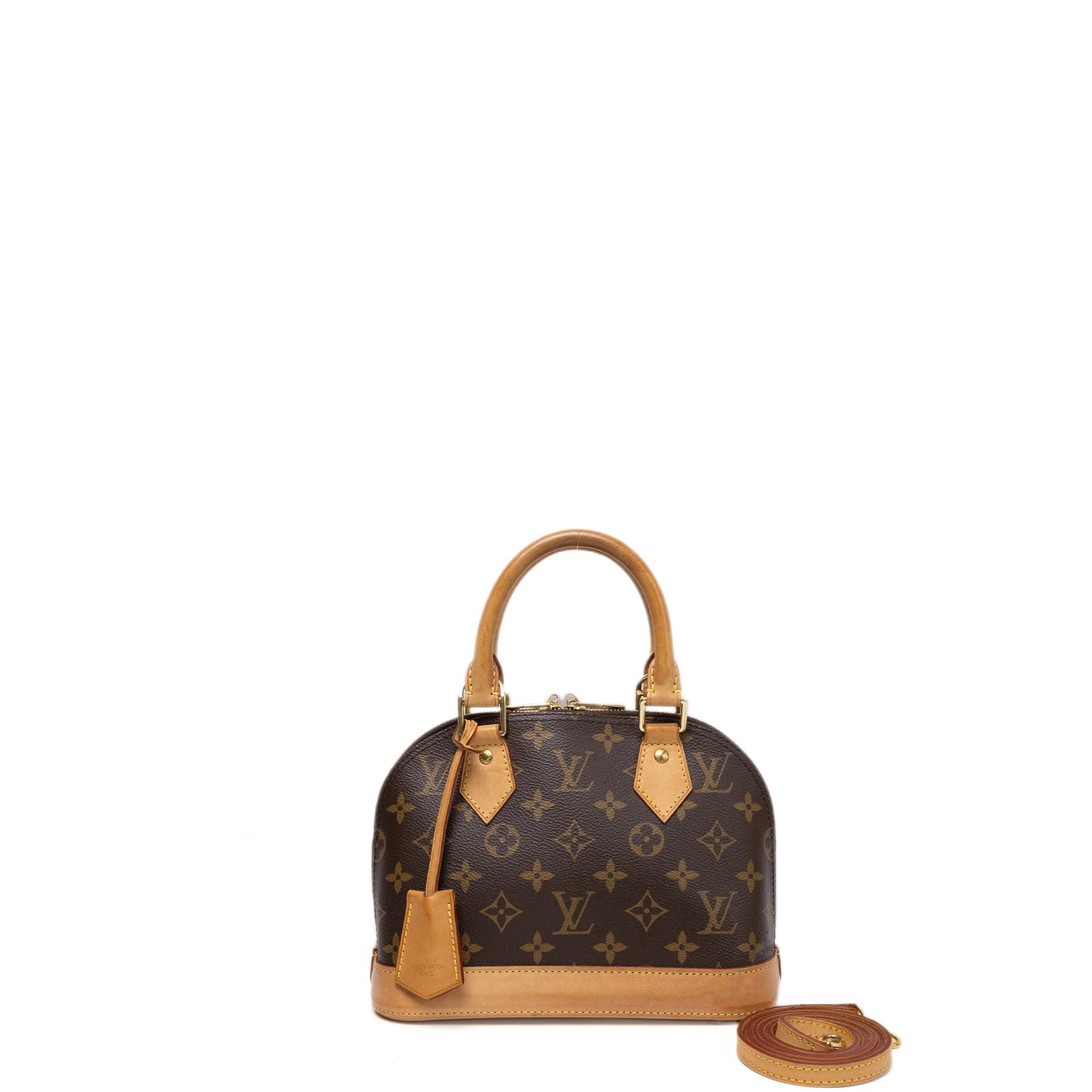 LOUIS VUITTON ALMA BB MONOGRAM CANVAS GHW