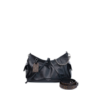 LOUIS VUITTON CARRYALL CARGO VIBE PM LAMBSKIN BLACK SHW (MICROCHIP)