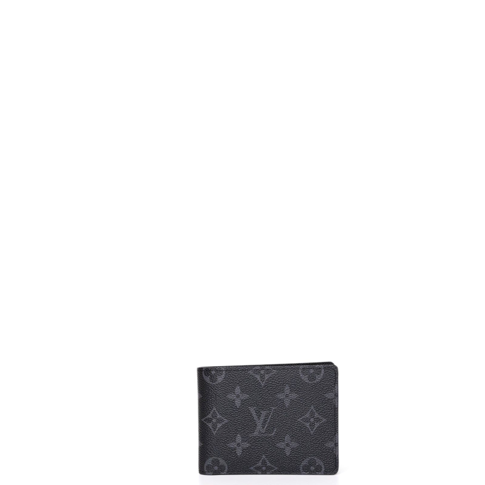 LOUIS VUITTON MULTIPLE WALLET BLACK & GREY MONOGRAM (MICROCHIP)