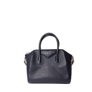 GIVENCHY SMALL ANTIGONA TOTE BAG NAVY BLUE SHW