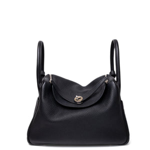 HERMES LINDY 30 CLEMENCE LEATHER SHW STAMP SQUARE Q