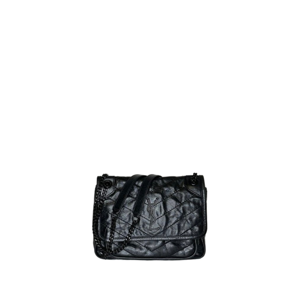SAINT LAURENT BABY NIKI BAG CALFSKIN SO BLACK