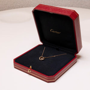 CARTIER LOVE PENDANT NECKLACE ROSE GOLD